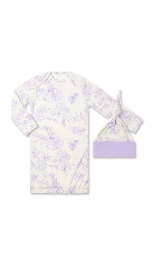 Everly Grey Analise During & After 5-piece Maternity/nursing Sleep Set For Mom & Baby In Gray