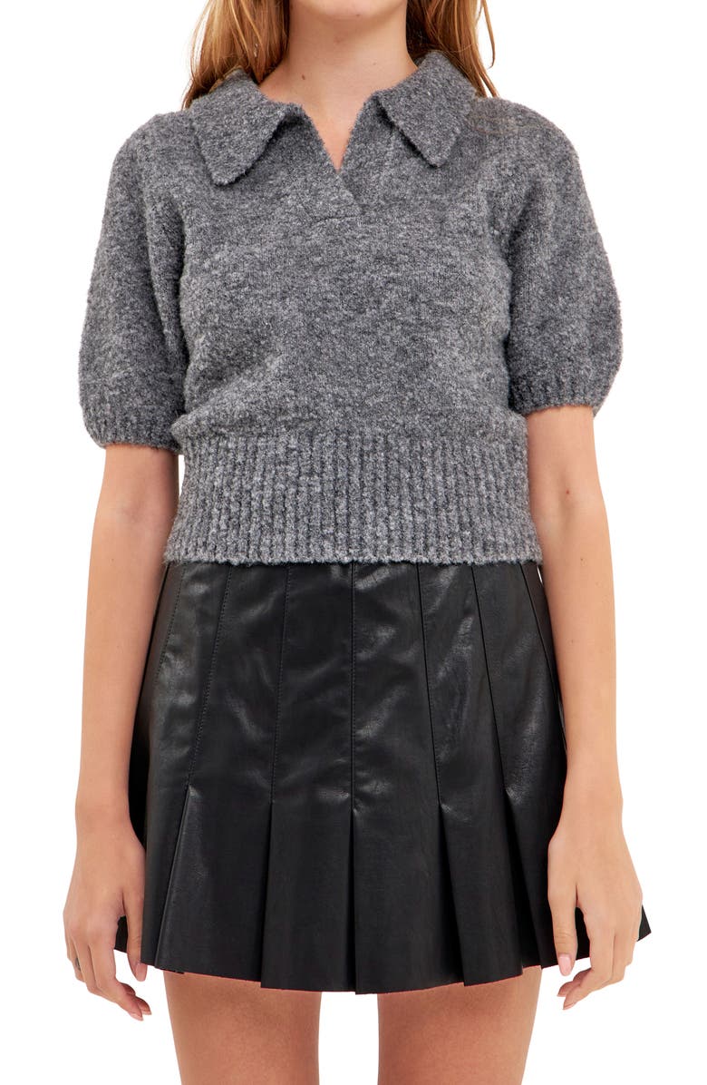 Endless Rose Short Sleeve Sweater, Alternate, color, 