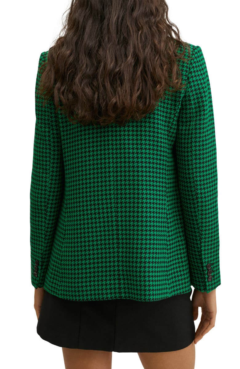 MANGO Houndstooth Double Breasted Blazer, Alternate, color, 