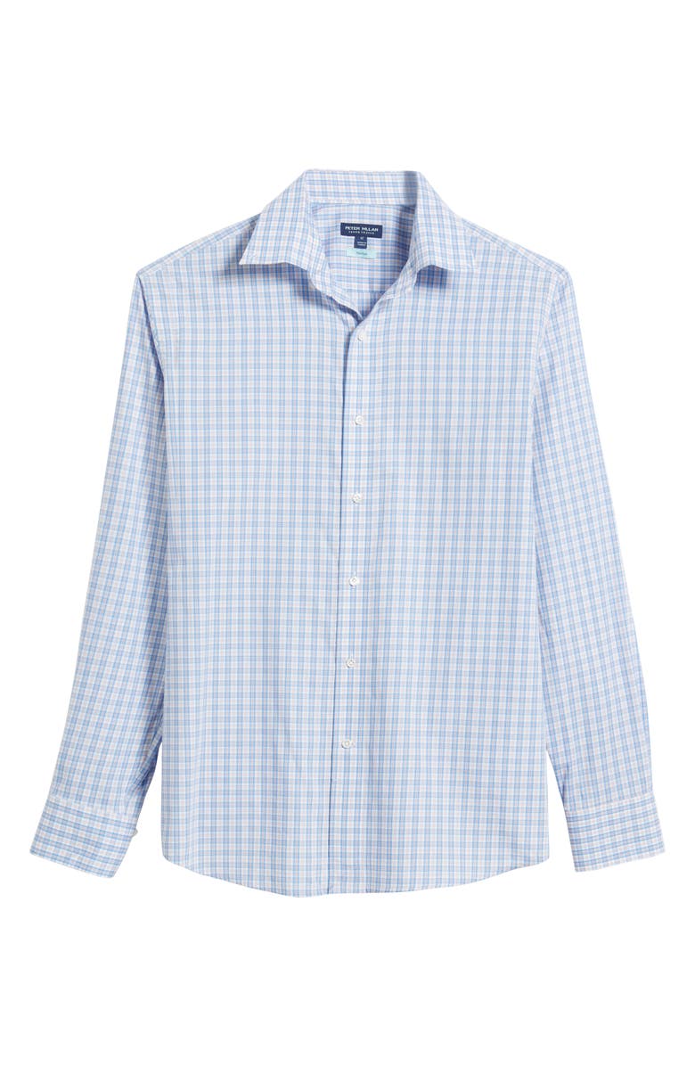 Peter Millar Portofino Check Cotton Button-Up Shirt, Alternate, color,