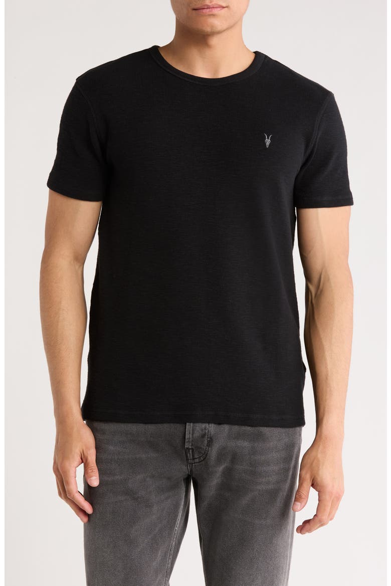 Esum Cotton T-Shirt, Main, color, JET BLACK