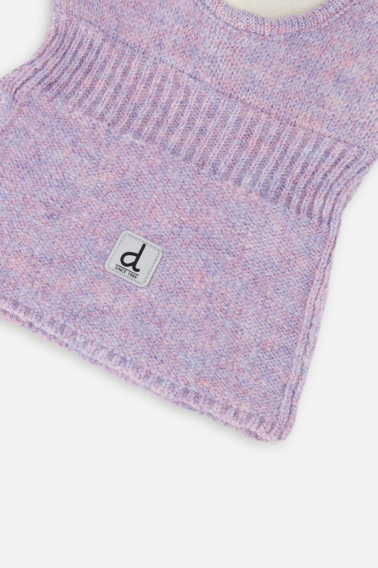 Girl Knit Bear Ears Fleece Lined Balaclava, Alternate, color, Lavender