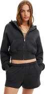 Cotton On Women's Oversized Zip Through Hoodie