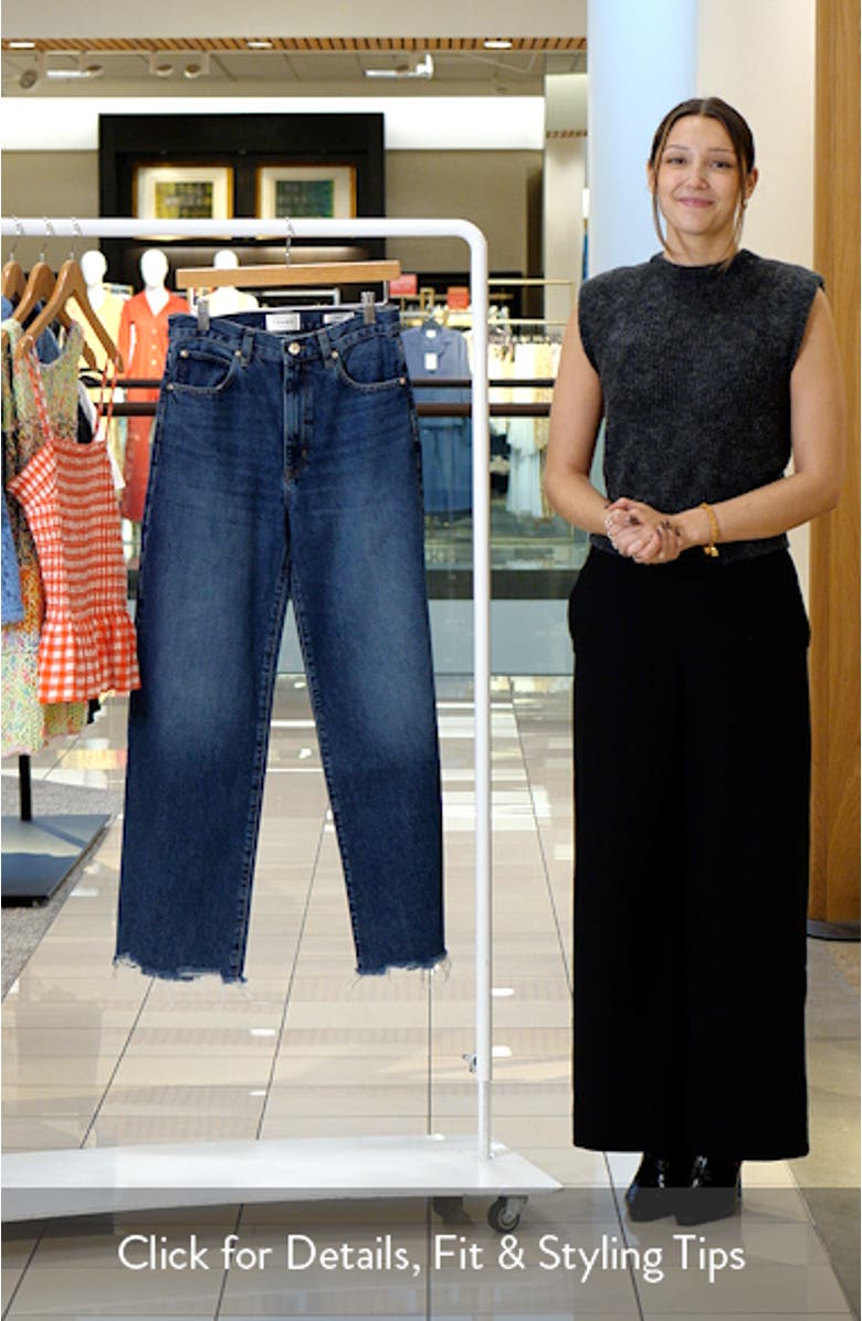 The Bow High Waist Barrel Jeans, sales video thumbnail