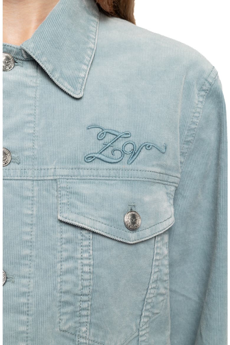 Bases Corduroy Jacket, Alternate, color, DENIM