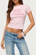 EDIKTED Full Time Hot Girl T-Shirt