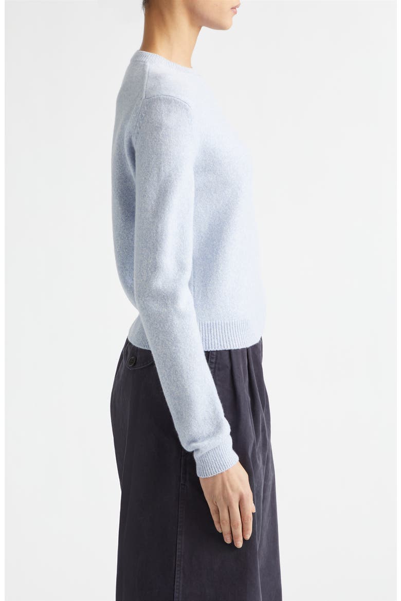 Wool & Cashmere Crop Sweater, Alternate, color, BLUE HAZE