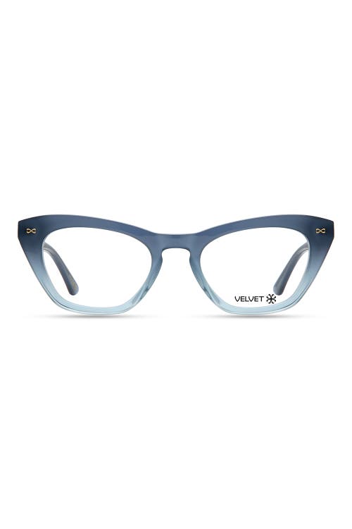 VELVET EYEWEAR VELVET EYEWEAR STEVIE 52MM CAT EYE OPTICAL GLASSES