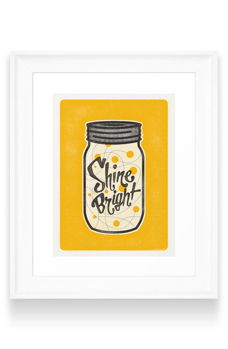 Deny Designs Fireflies Art Print, Main, color, 
