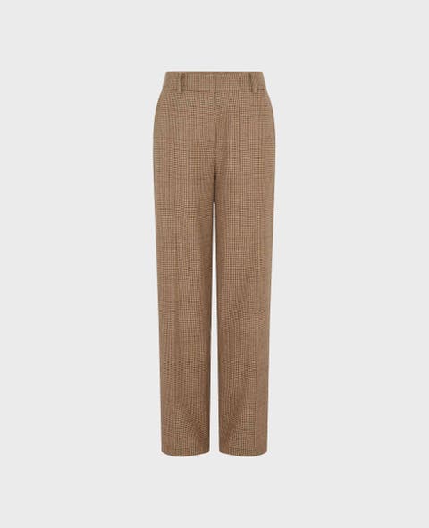 Rosemont Cotton Wool Blend Straight Leg Trousers