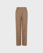 Really Wild Clothing Rosemont Cotton Wool Blend Straight Leg Trousers