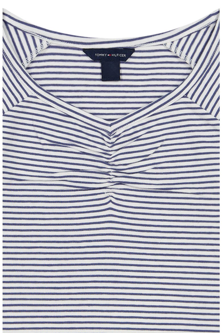 Kids' Striped Long Sleeve T-Shirt, Alternate, color, WHITE