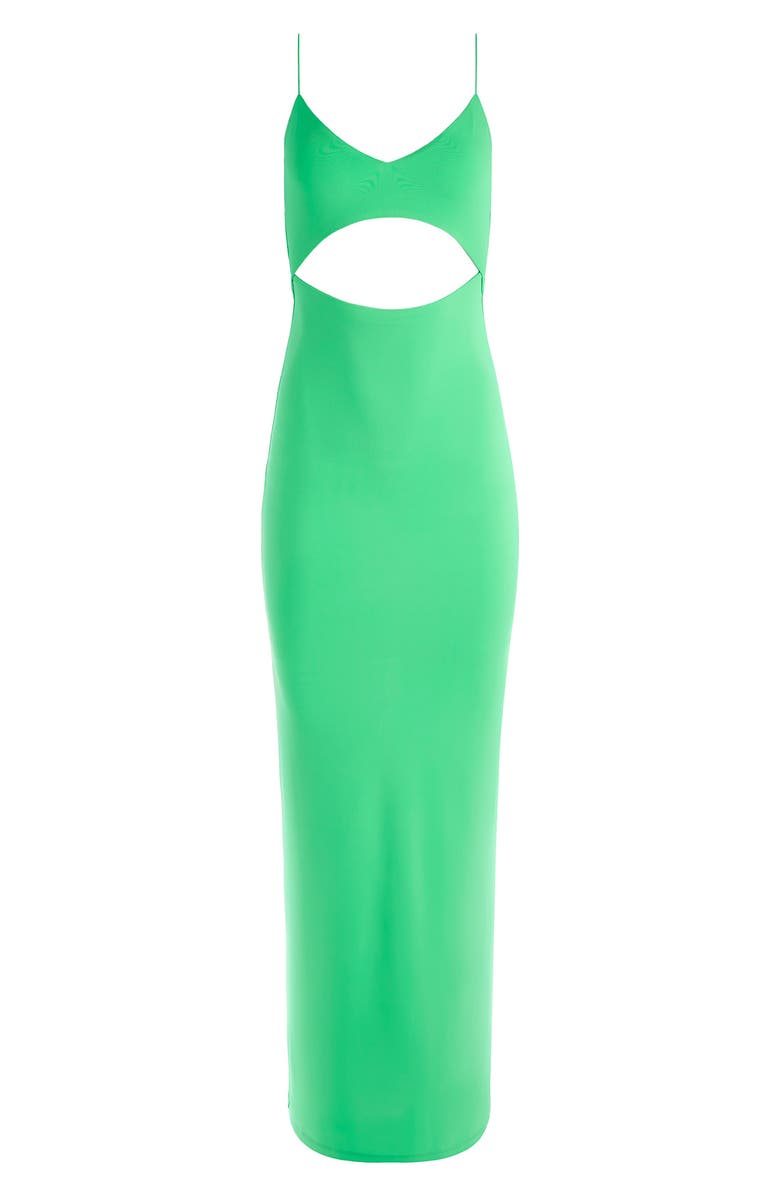 Alice + Olivia Valli Spaghetti Strap Cutout Dress, Alternate, color,