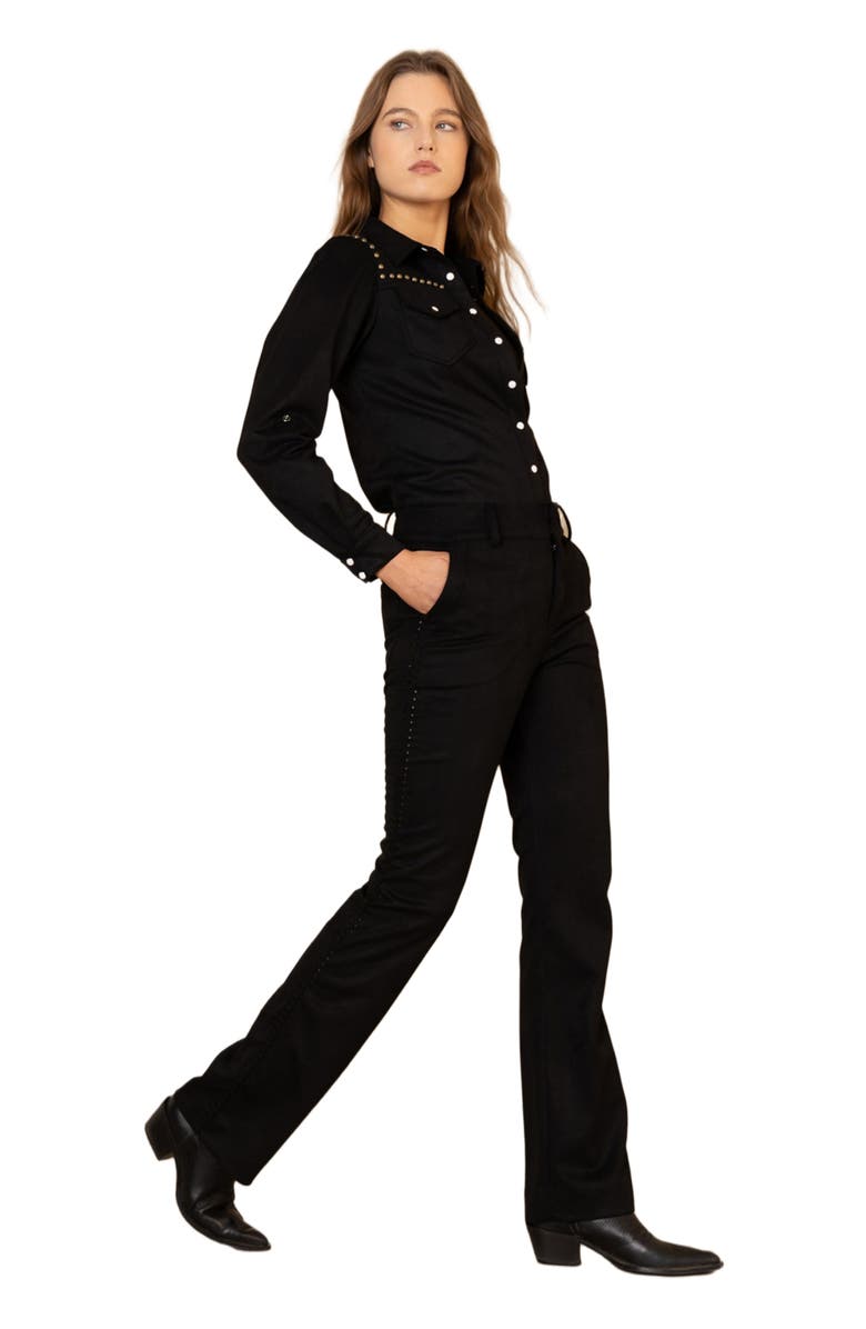 Hale Bob Ocean Suede Pant, Alternate, color, 