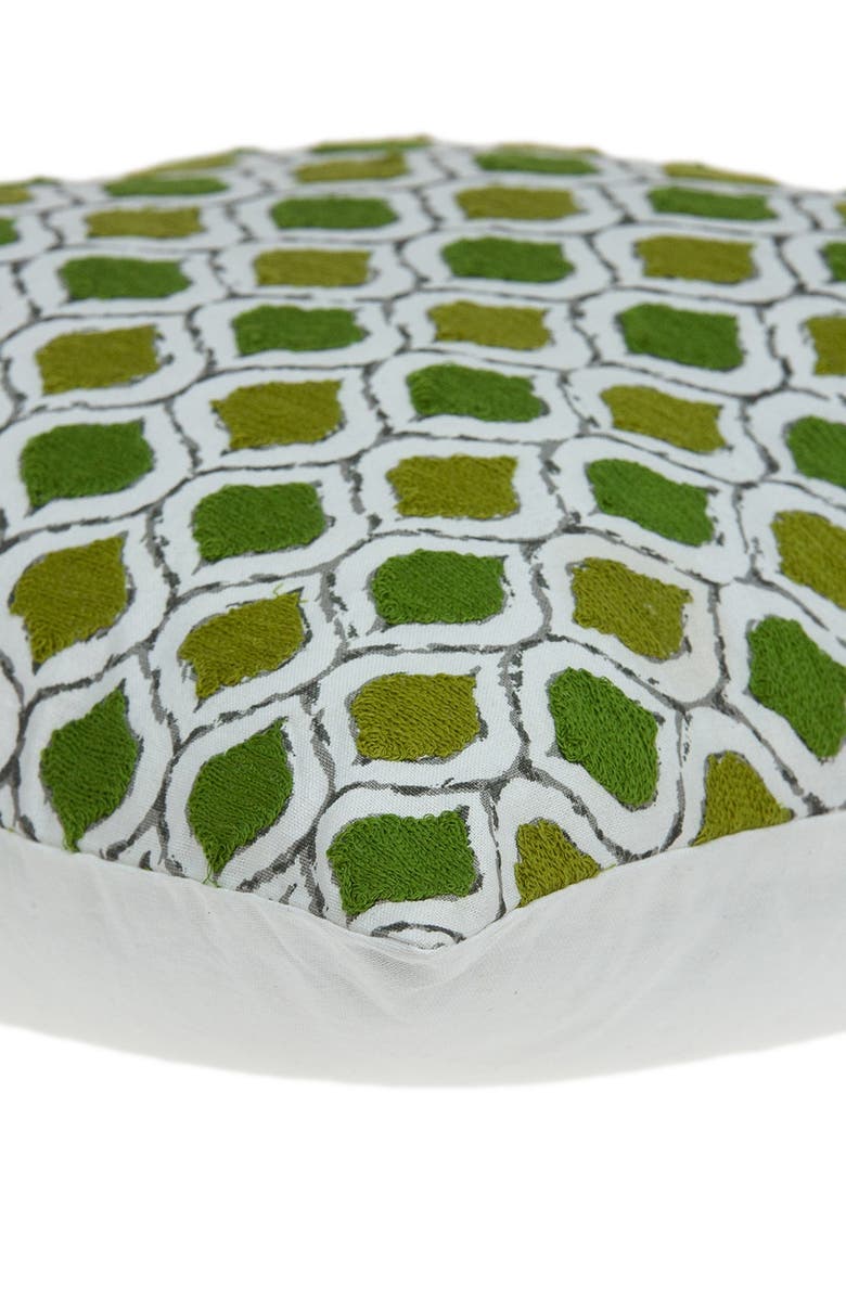 PARKLAND COLLECTION Saria Transitional Pillow - 20" x 20" - Multi, Alternate, color, Green