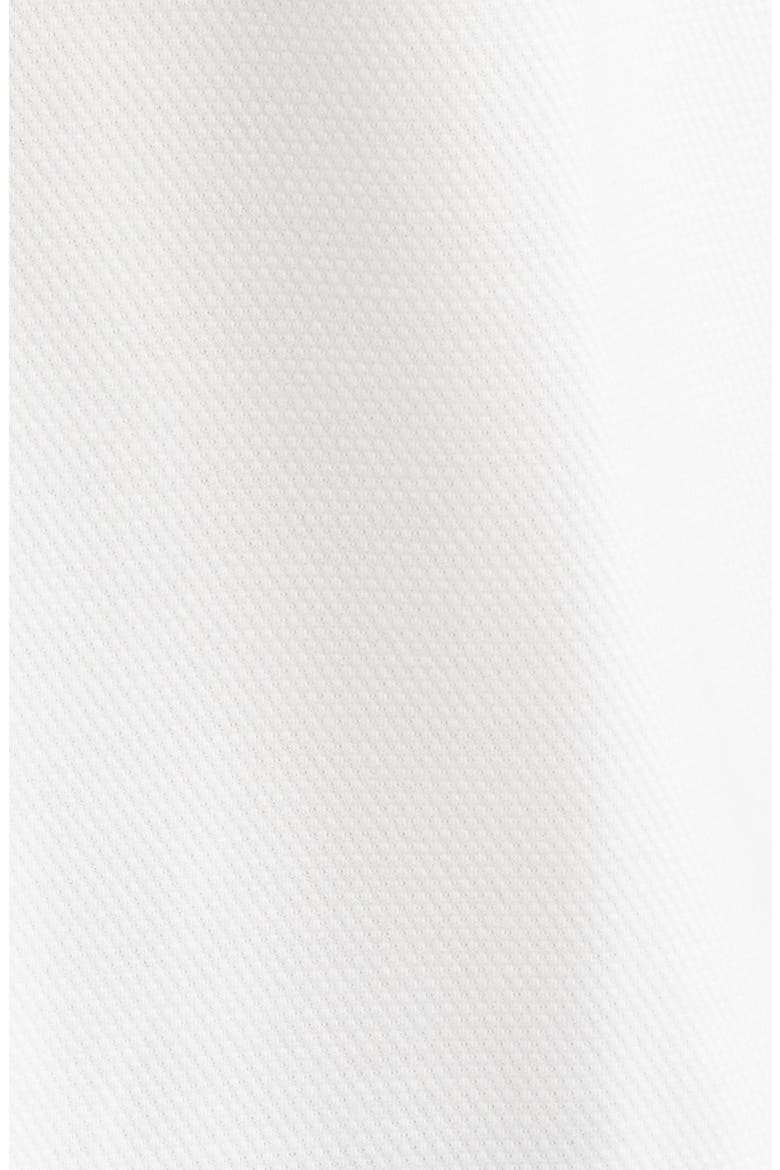 Bennett Short Sleeve Heathered Cotton Blend Button-Up Shirt, Alternate, color, WHITE HONEYCOMB