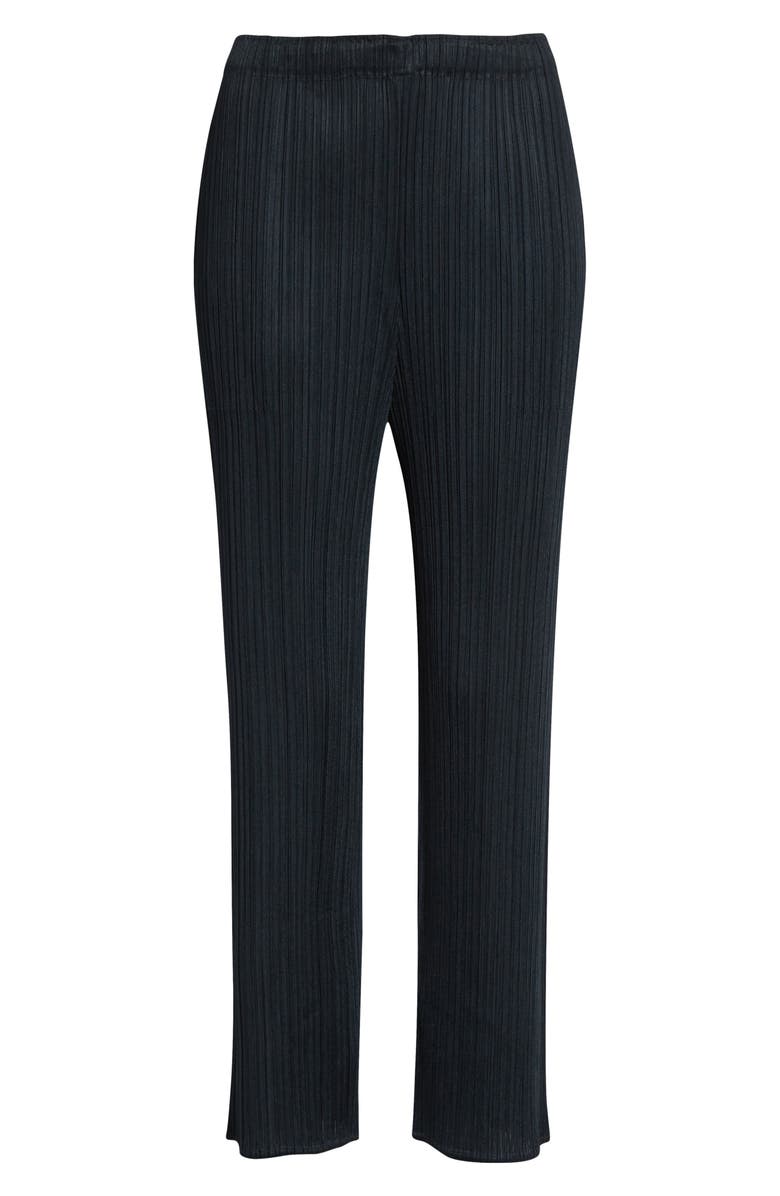 Pleats Please Issey Miyake Monthly Colors November Pleated Pants, Main, color, Charcoal