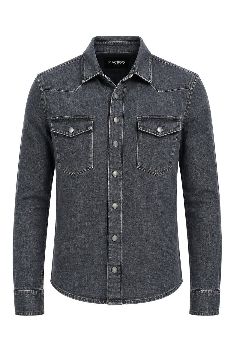 Cotton Denim Jacket, Alternate, color, BLUE
