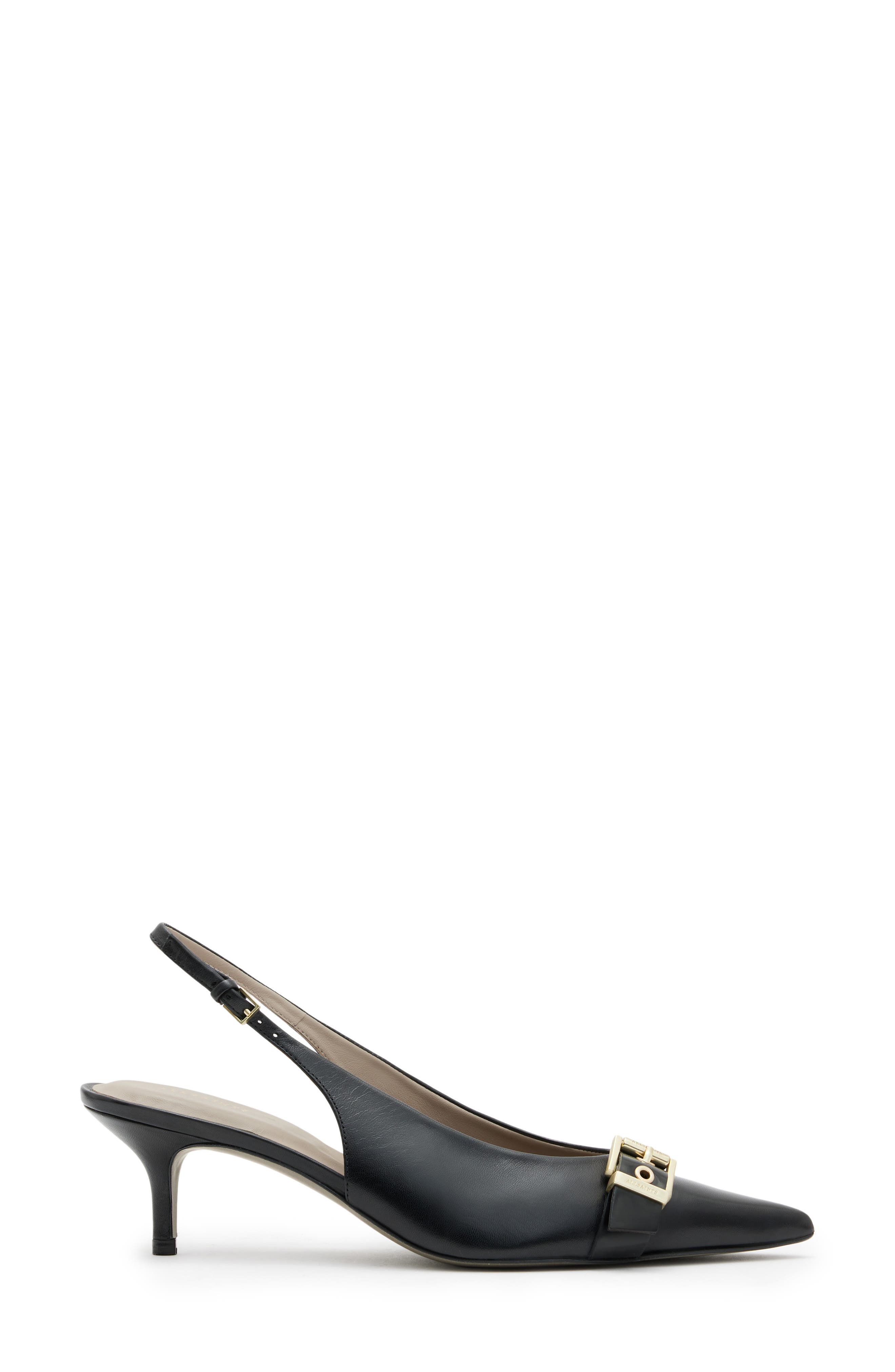 AllSaints Selina Pointed Toe Slingback Pump, Alternate, color, 