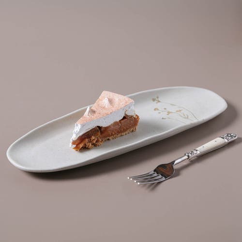 Porto Brasil Shallow Organic Oval Platter Large Set Of 4 In Neutral