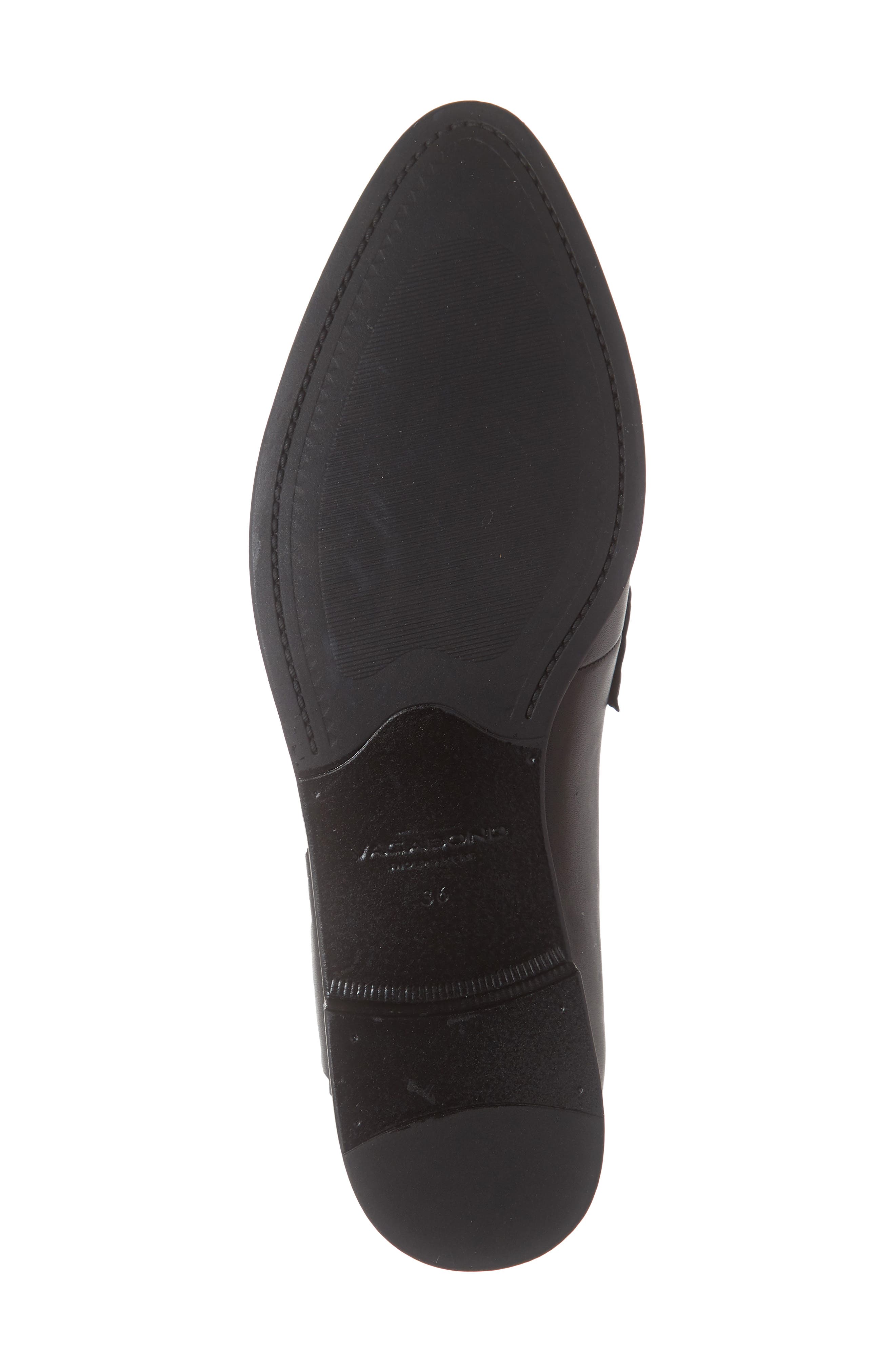 Frances Loafer, Alternate, color, BLACK/ BLACK LEATHER