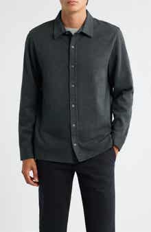 Vince Pinstripe Jacquard Button-Up Shirt