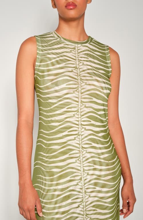The Lulo Project Salty Sleeveless Maxi Dress In Green