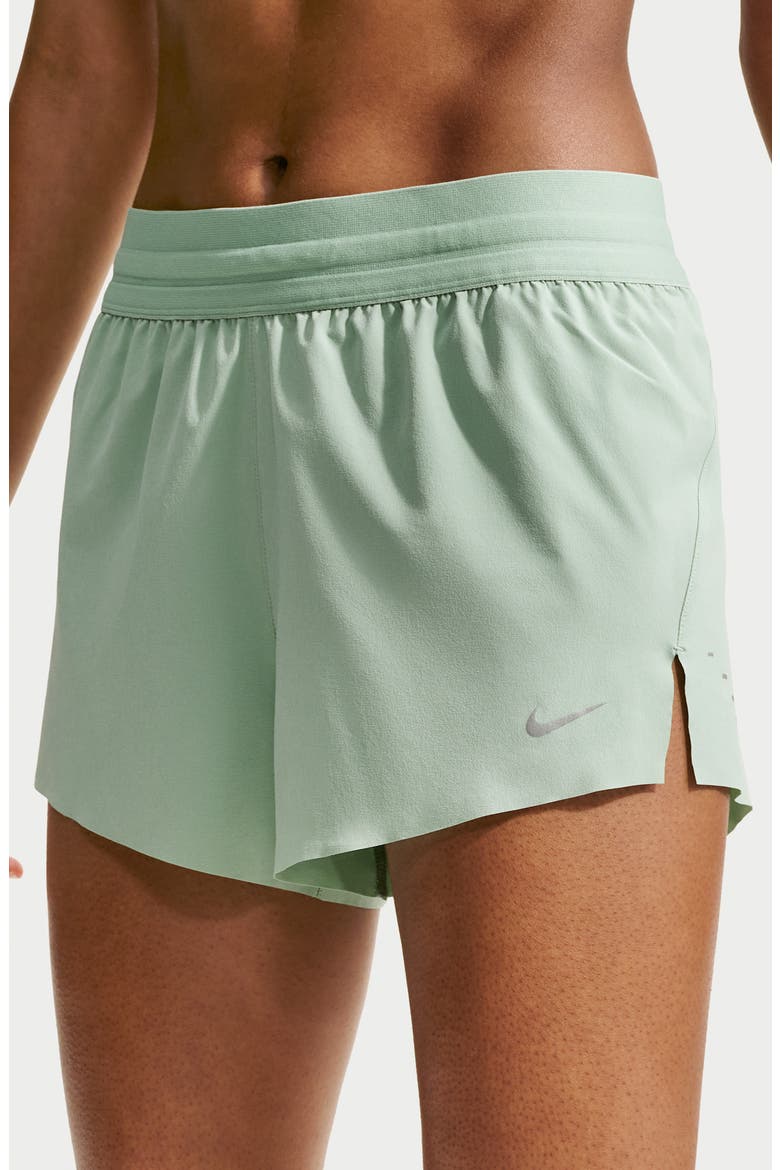 Swift Dri-FIT Mid-Rise Brief-Lined Running Shorts, Alternate, color, STEAM