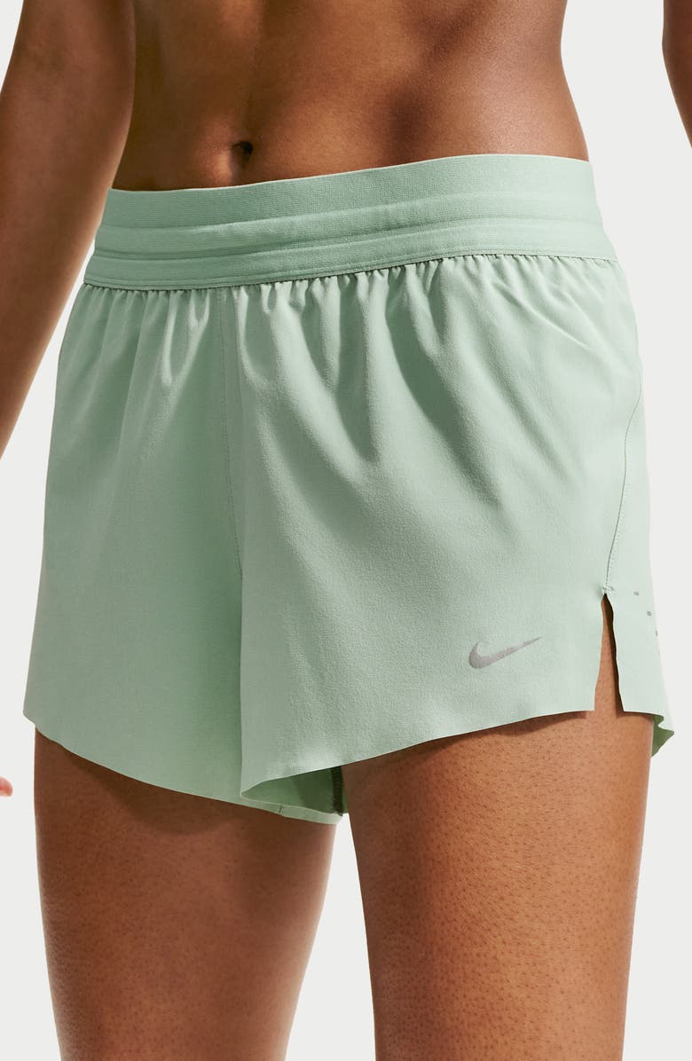 Nike Swift Dri-FIT Mid-Rise Brief-Lined Running Shorts, Alternate, color, Steam