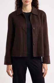 Theory Boxy Wool Blend Jacket