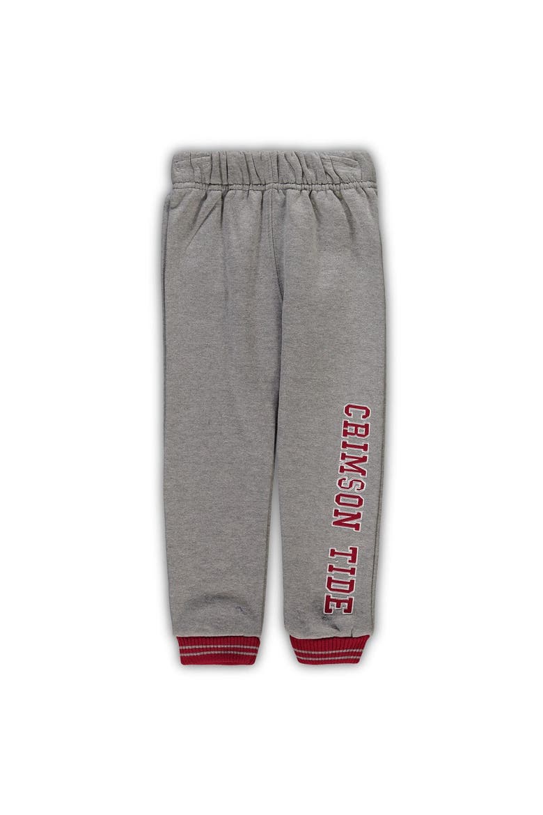 Toddler Colosseum Crimson/Heathered Gray Alabama Crimson Tide Poppies Hoodie and Sweatpants Set, Alternate, color, Crimson