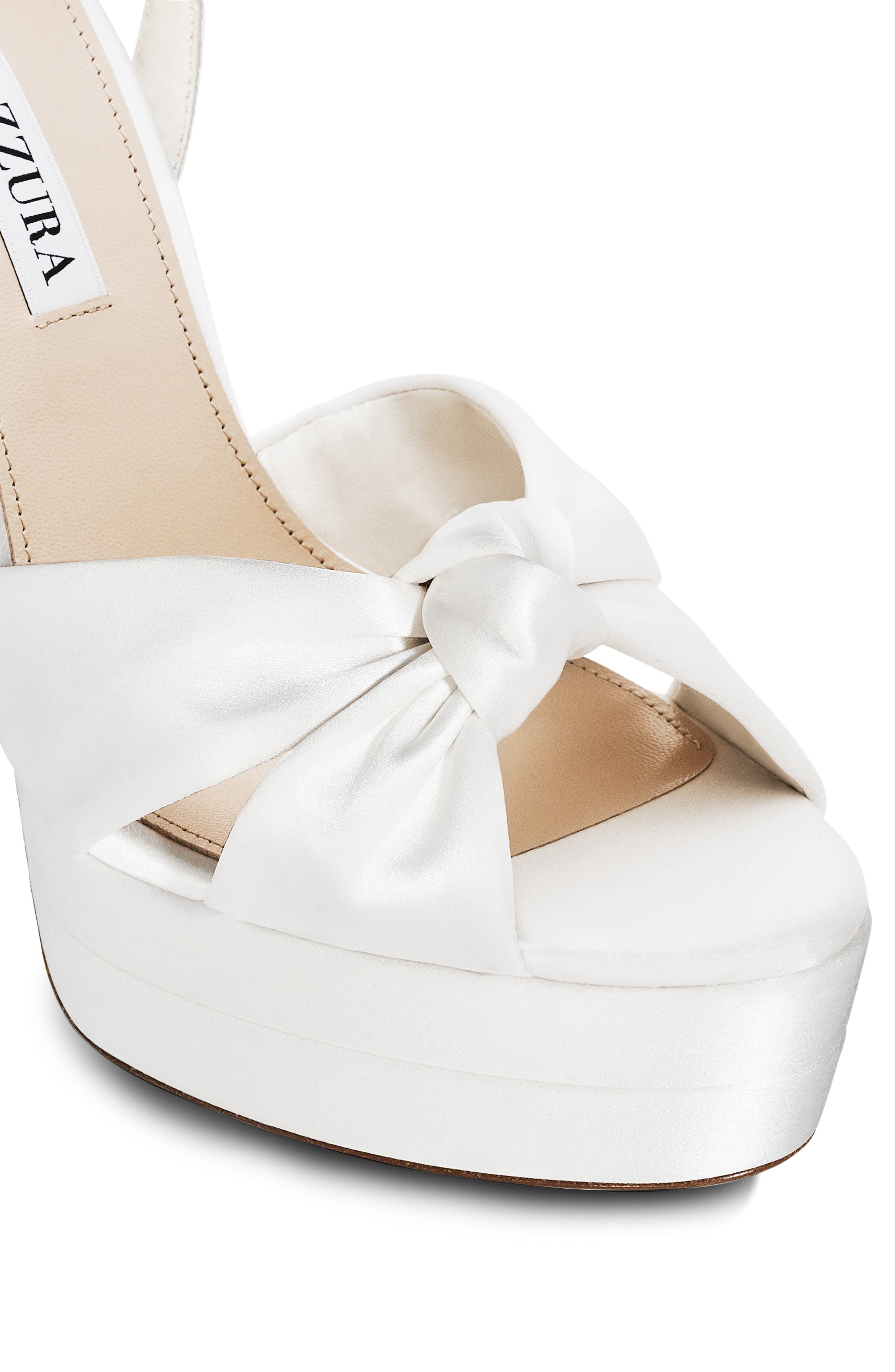 Aquazzura Cupid Bridal Ankle Strap Sandal, Alternate, color, 