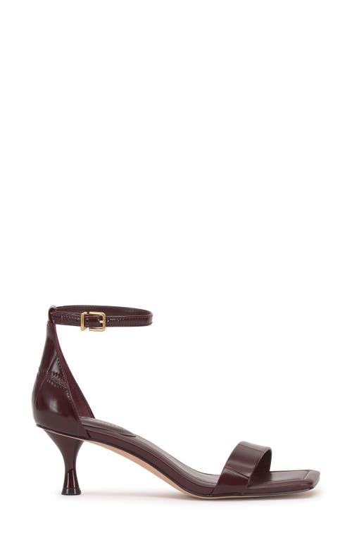 Vince Camuto Vinkely Square Toe Kitten Heel Sandal In Purple