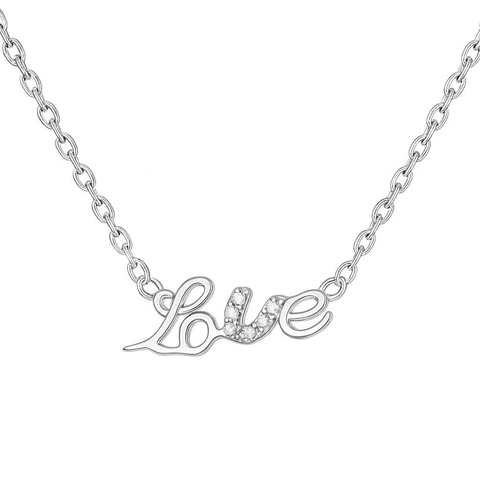 Sterling Silver Love Necklace