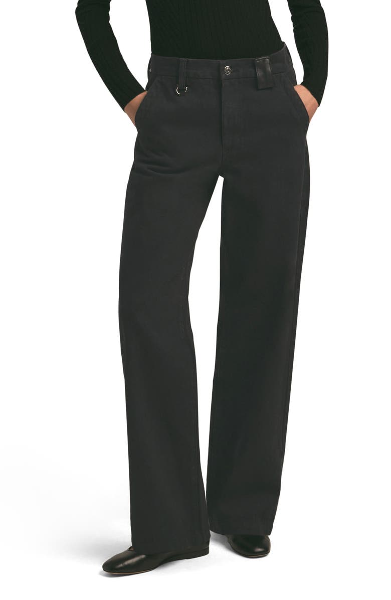 Favorite Daughter The Taylor Low Rise Wide Leg Trouser Jeans, Main, color, Norway