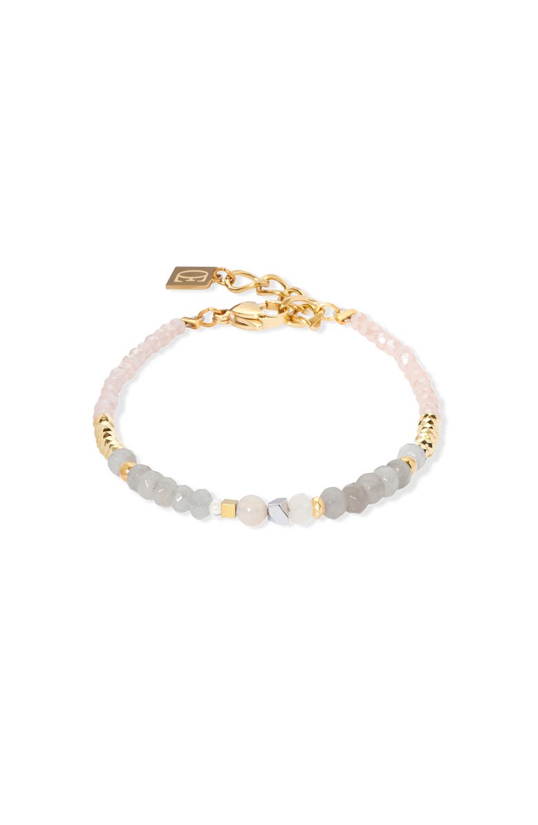 COEUR DE LION Amulet Modern Future Gold Bracelet, Main, color, Beige