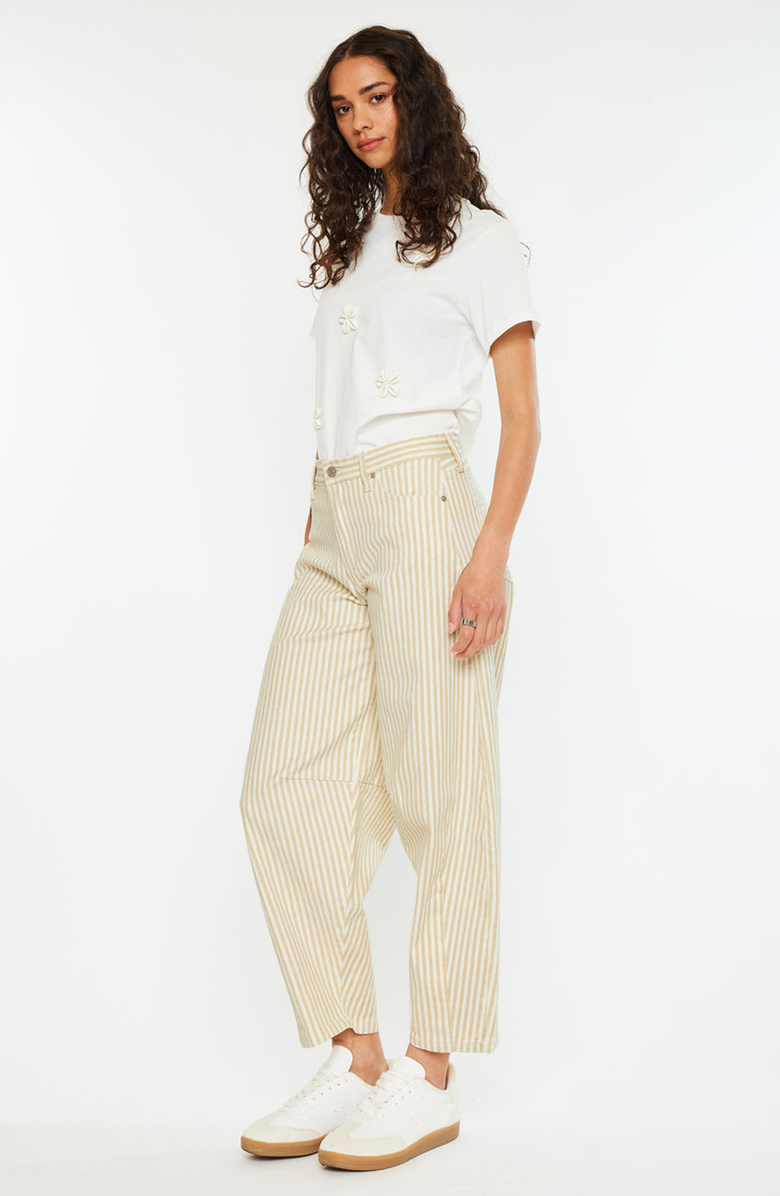 KanCan Mariana Low Slung Horseshoe Jeans, Alternate, color, Tan