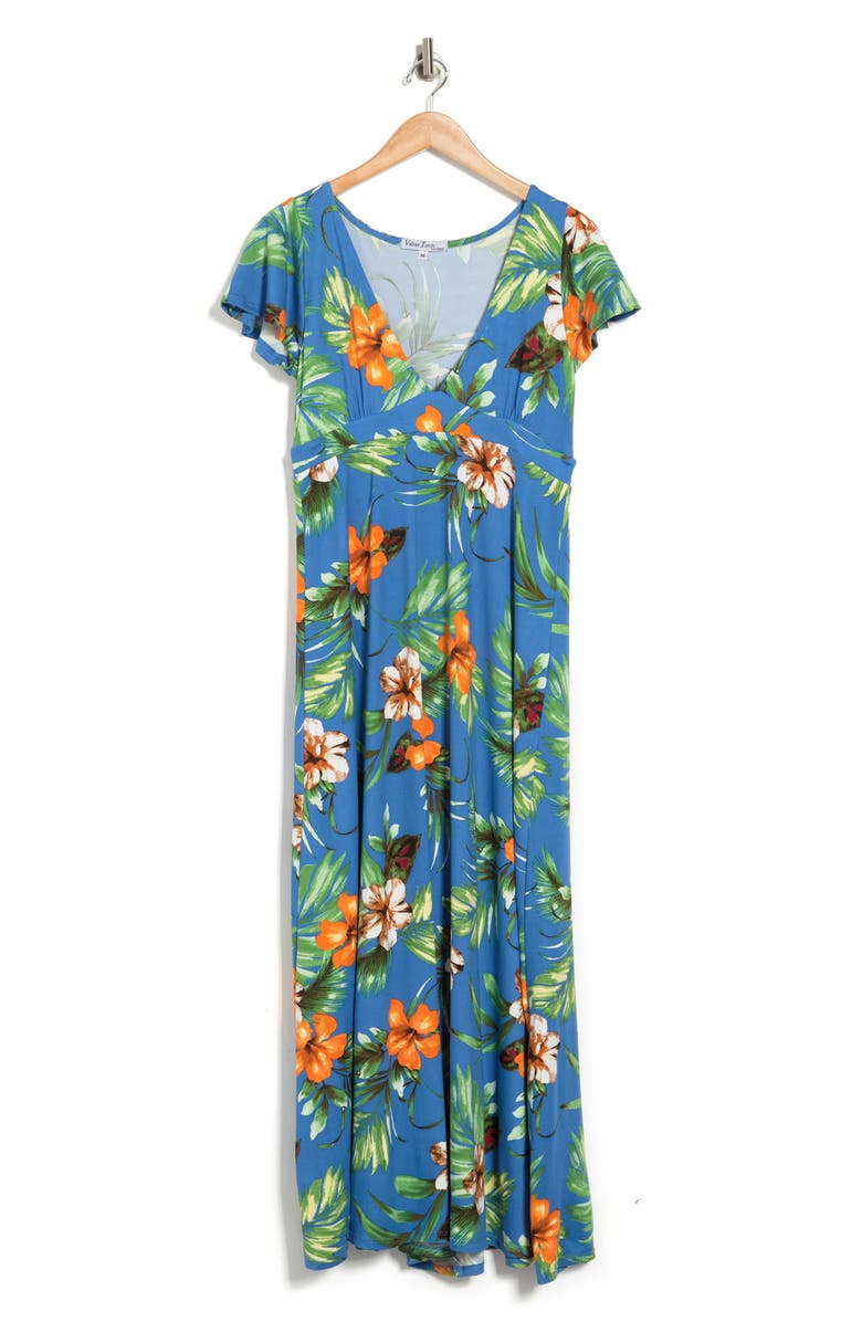 Velvet Torch Empire Maxi Dress, Alternate, color, 