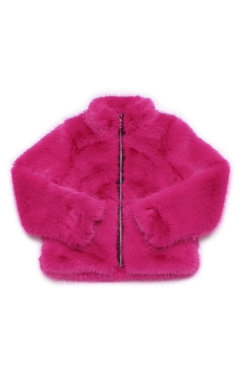 MIA New York Kids' Faux Fur Jacket, Main, color, 