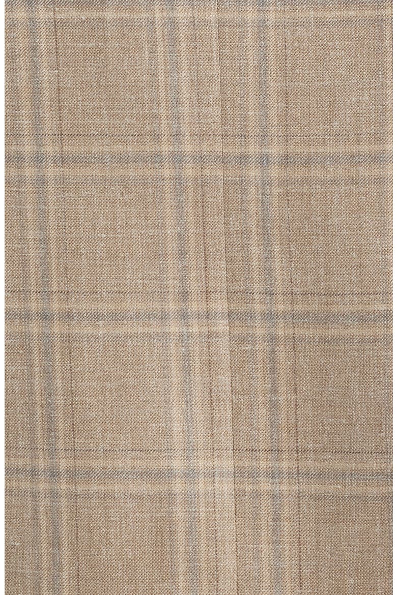 Siena Regular Fit Beige Shadow Check Wool Blend Sport Coat, Alternate, color, BEIGE