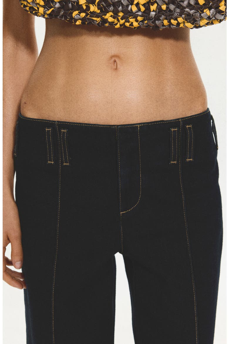 Low Rise Straight Leg Jeans, Alternate, color, OPEN BLUE