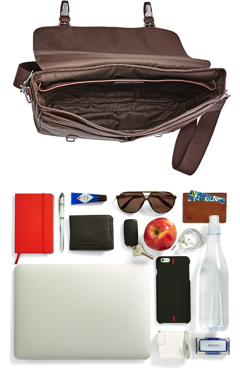 Fossil 'Graham' Leather Messenger Bag, Alternate, color,