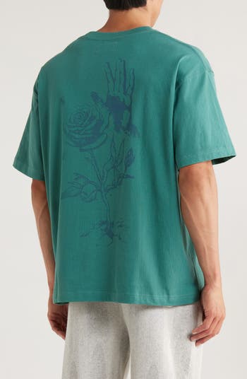 Rose Cotton Graphic T-Shirt