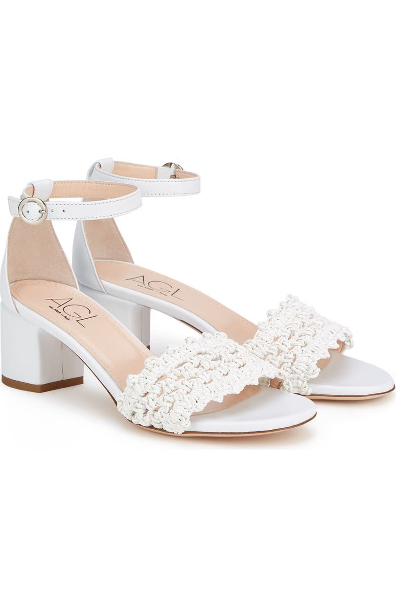 AGL Crochet Ankle Strap Sandal, Main, color,