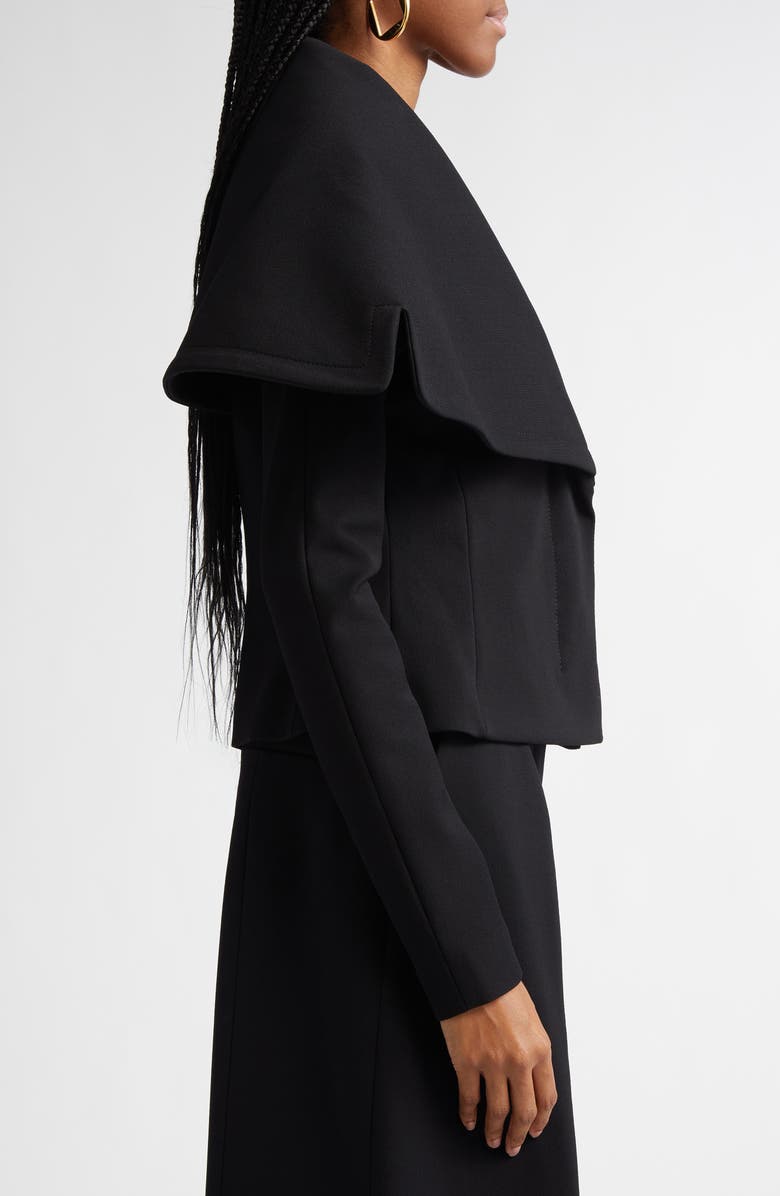 Jacquemus The Cuadrada Draped Collar Jacket, Alternate, color, 