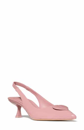Kate Spade New York lover crinkle patent leather slingback pump