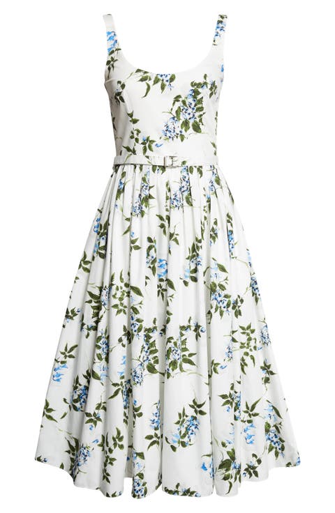 Eglantine Belted Midi Dress