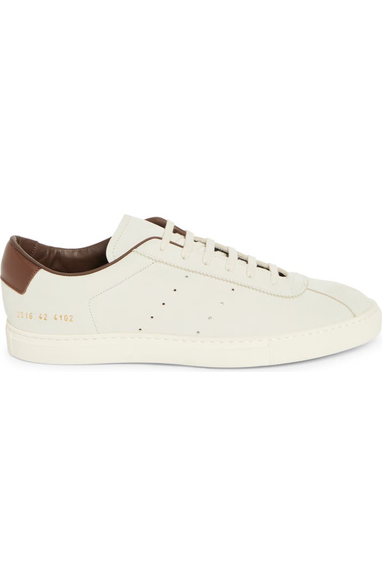 Common Projects Tennis 24 Nubuck Sneaker, Alternate, color, Off White
