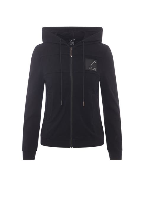 French Fleece Drawstring Zip Hoodie