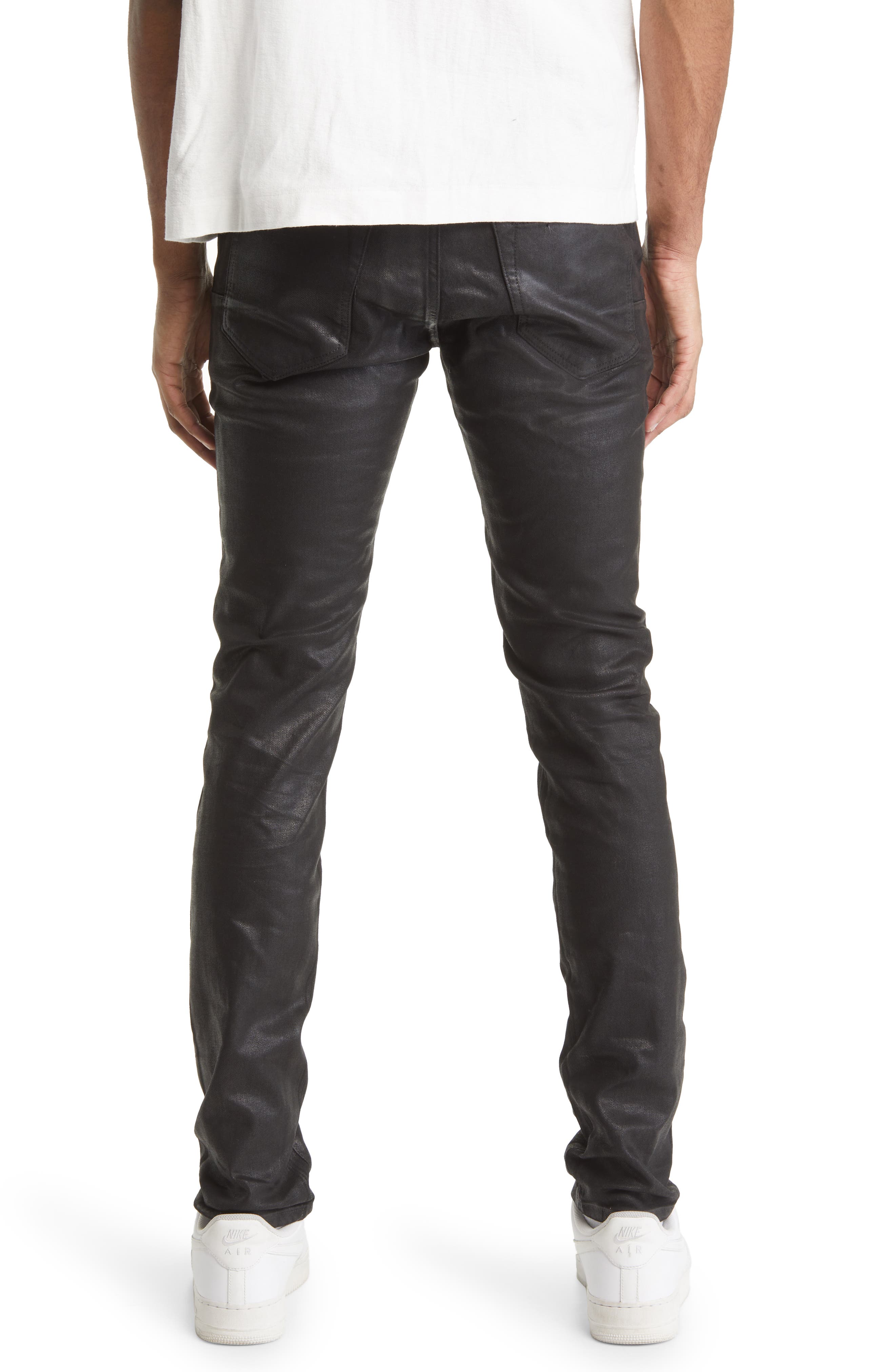 Black Label Coated Stretch Skinny Jeans - image 2